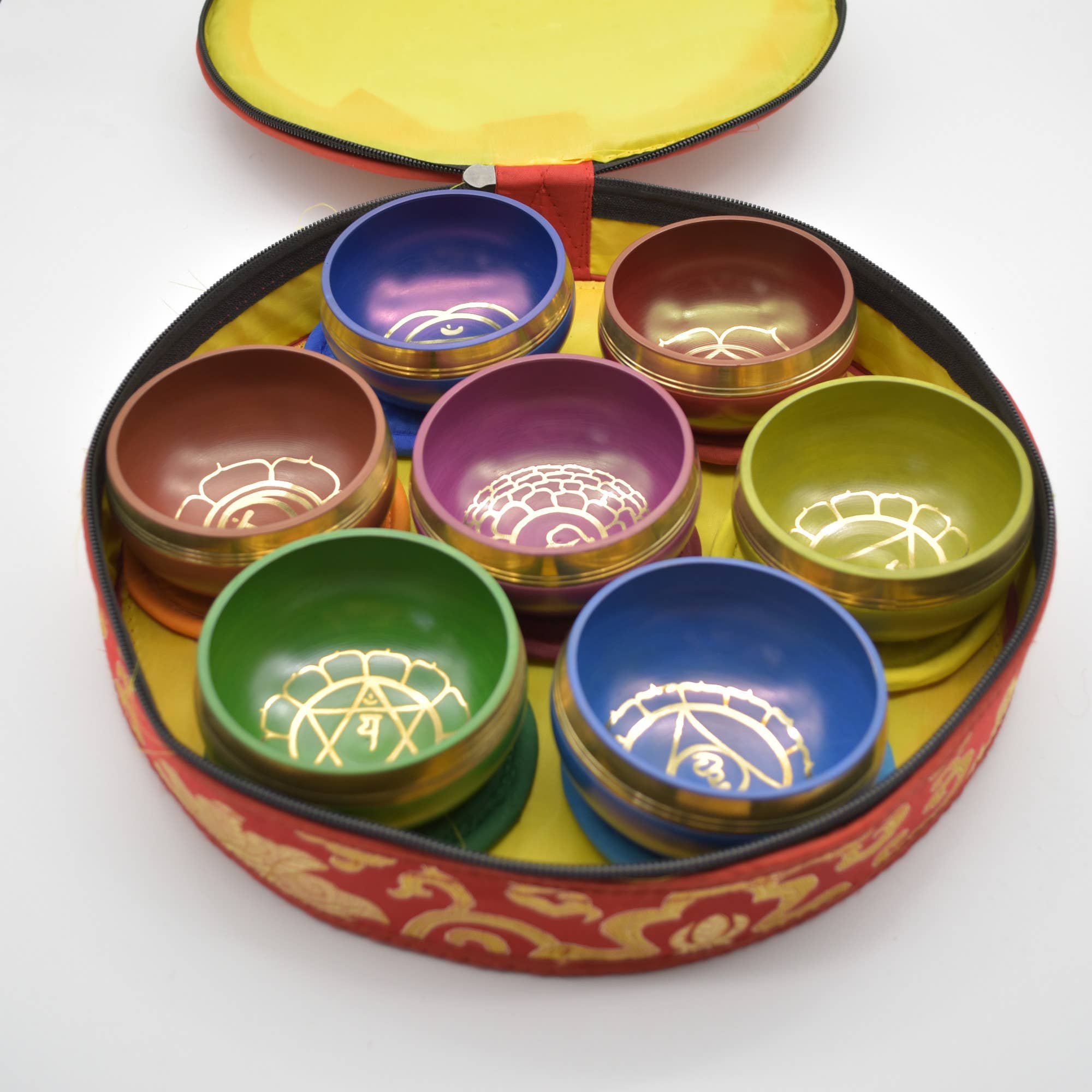 7 Chakra Singing Bowls Meditation Bowls Set
