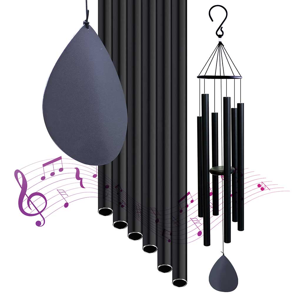 Black Wind Chime (42 Inch)