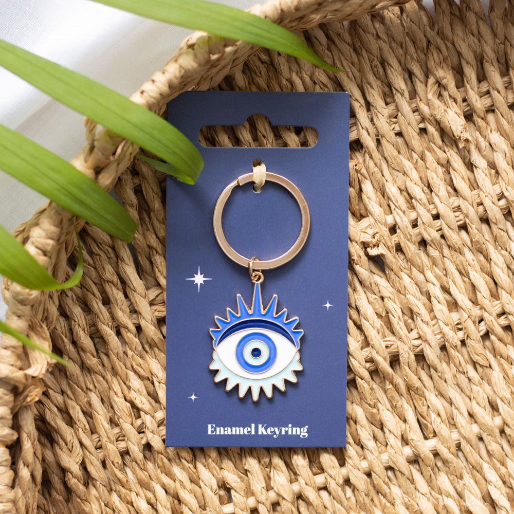 All Seeing Eye Keyring (Gold)