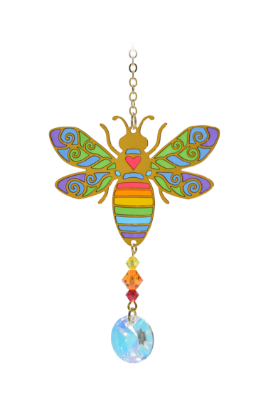 Bee Happy Charm