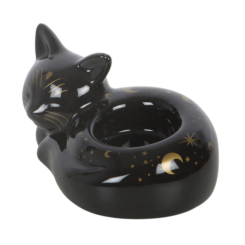 Black Cat Candle Holder