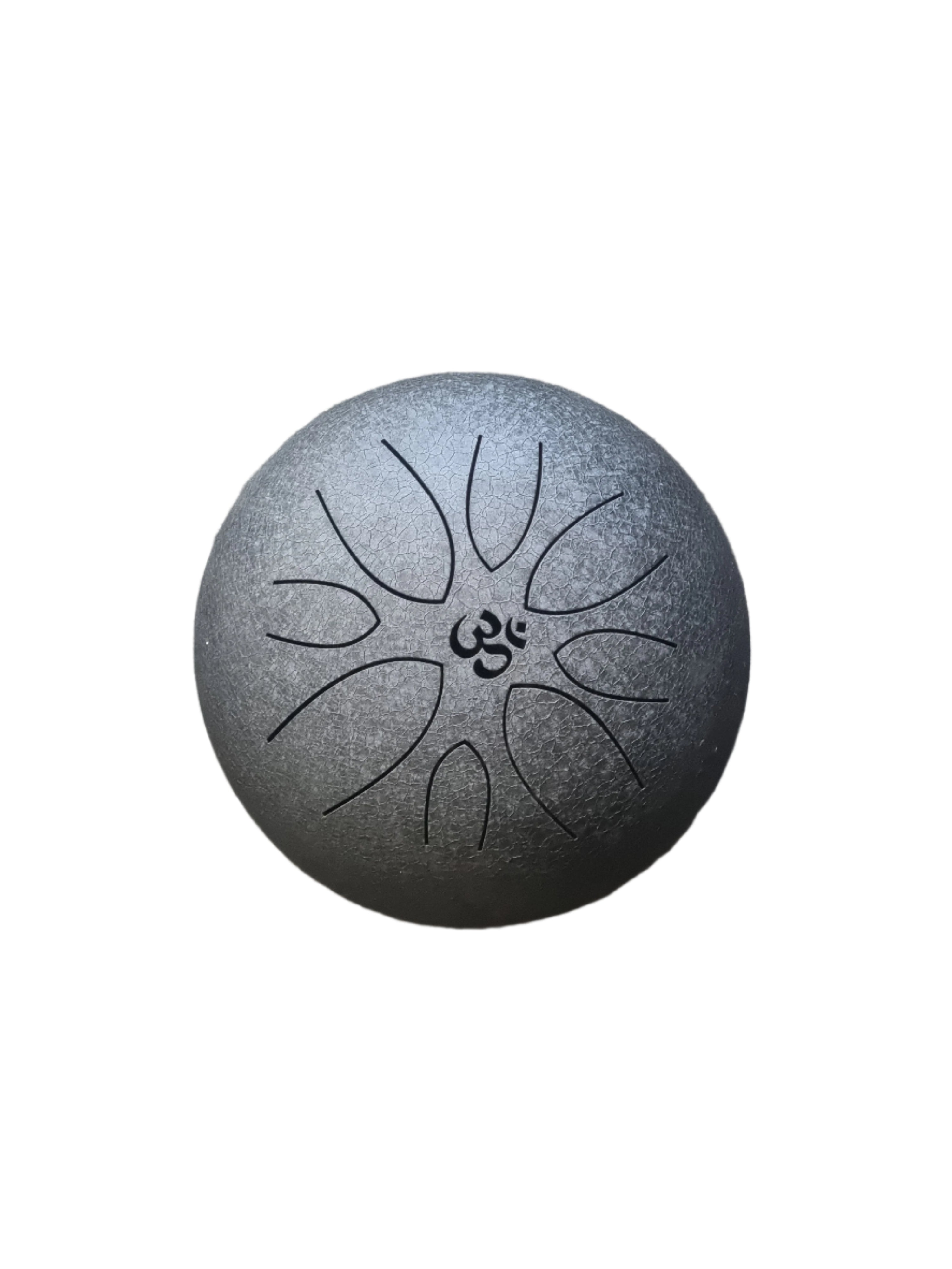 Black Painted Tongue Drum (8Inch)