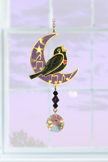 Blackbird Moonlight Charm