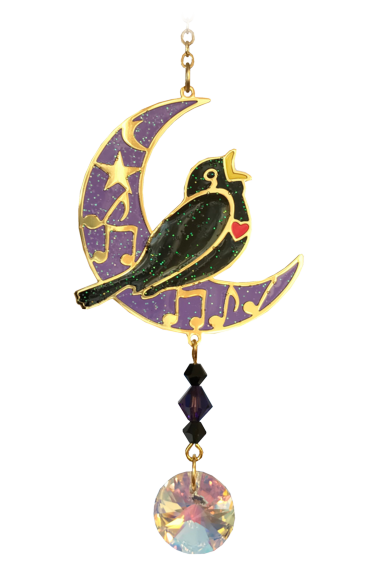 Blackbird Moonlight Charm