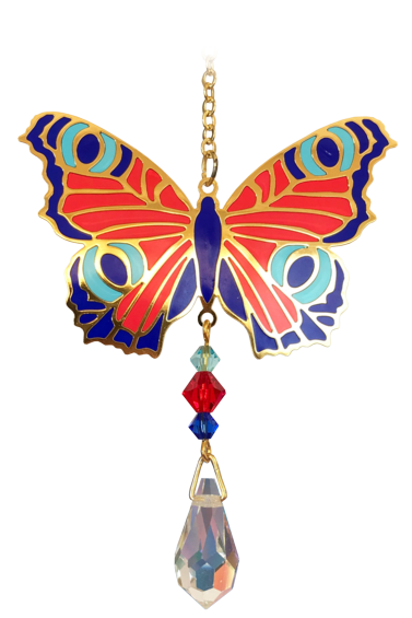 Butterfly Peacock Charm