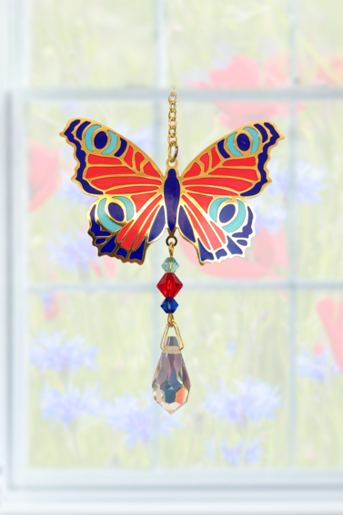 Butterfly Peacock Charm