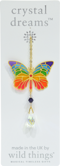 Rainbow Butterfly Charm