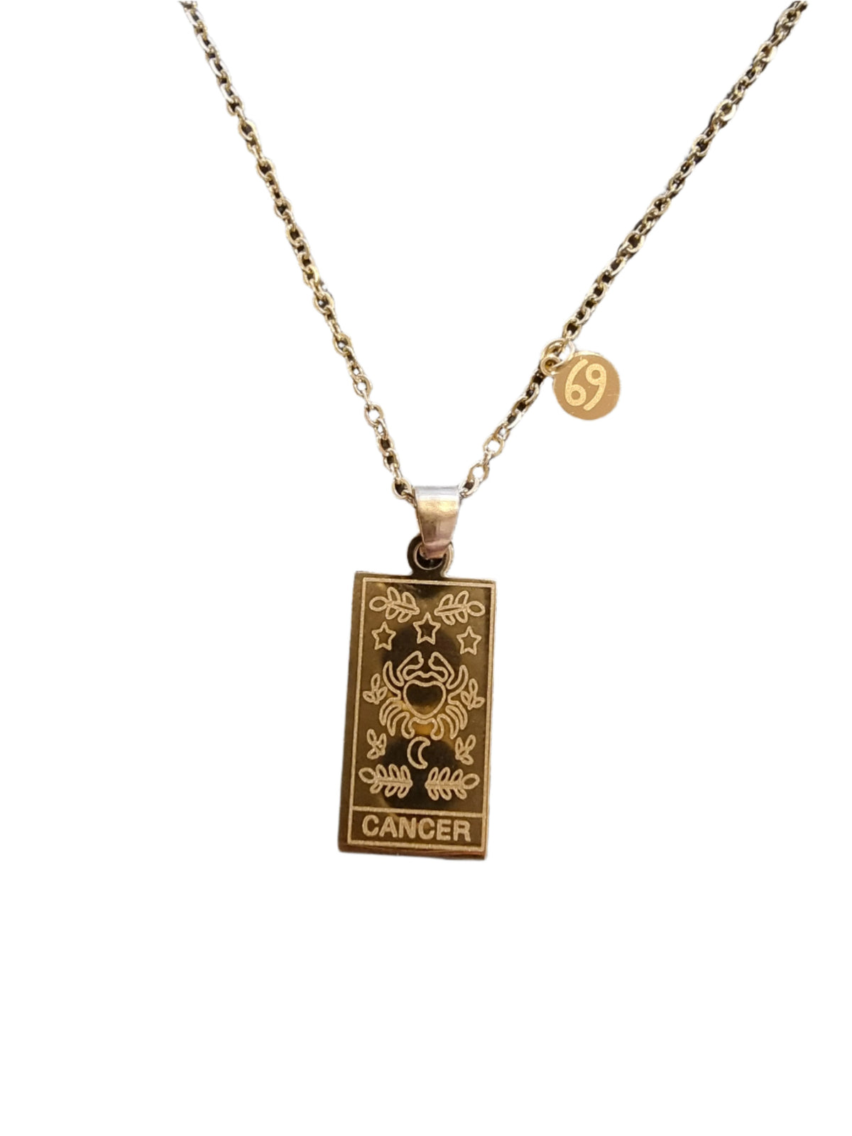 Gold Stainless Steal Zodiac Necklaces