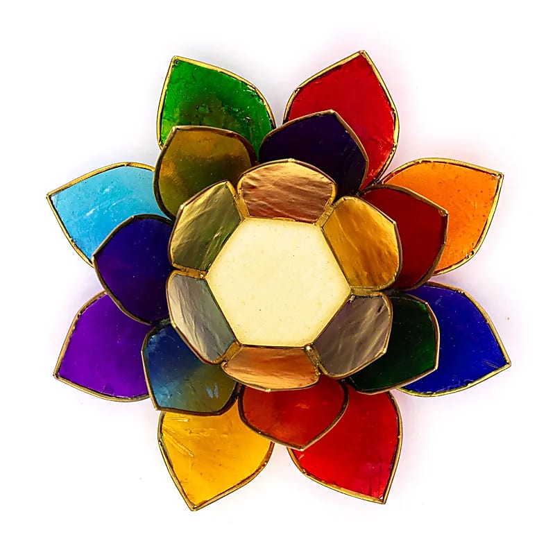Chakra Lotus Candle Holder
