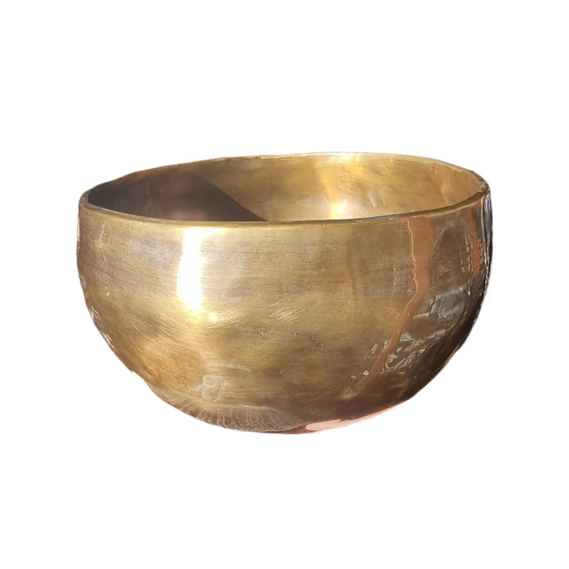 Tibetan Hand Beaten Singing Bowl (Antique Gold)