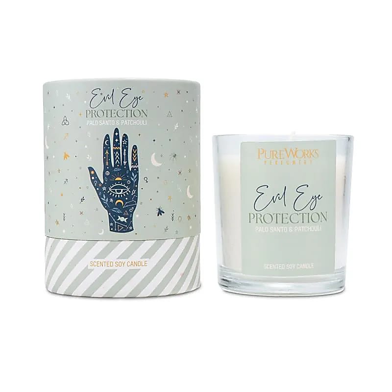 Evil Eye Protection Candle (Palo & Patchouli)