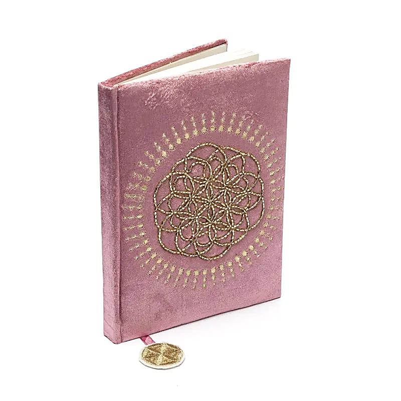 Velvet Flower of Life Notepad