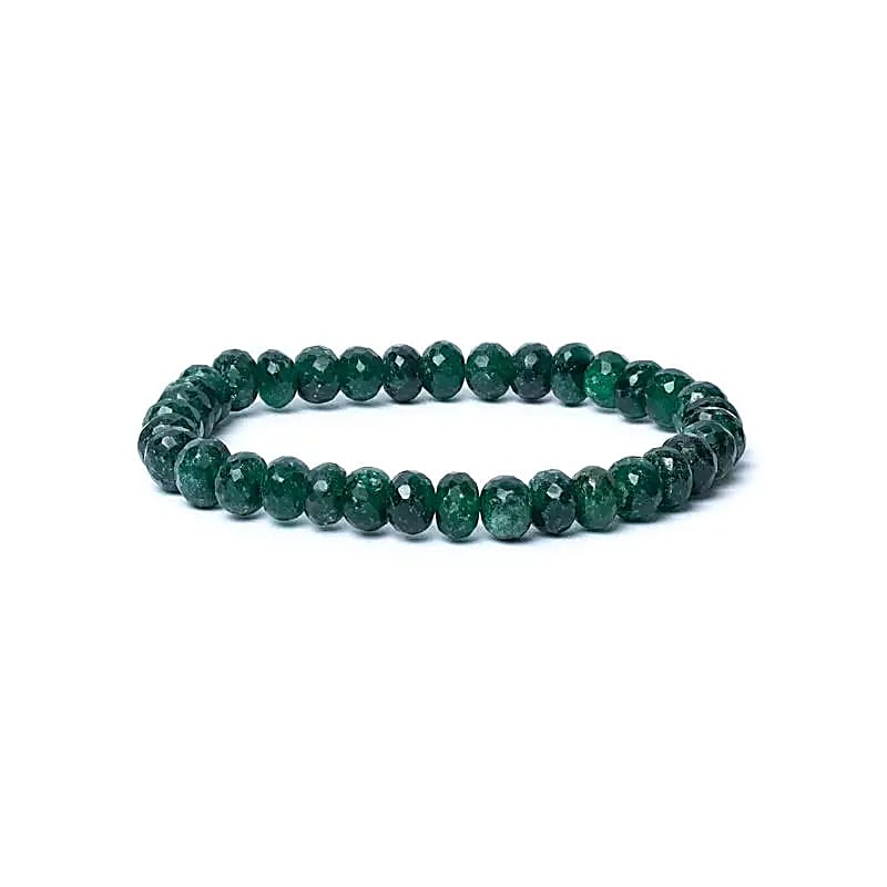 Green Aventurine Faceted Bracelet (AA Grade)