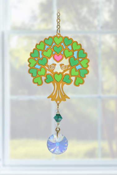 Tree Of Life Green Charm