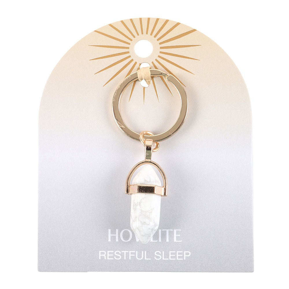 Howlite Keyring