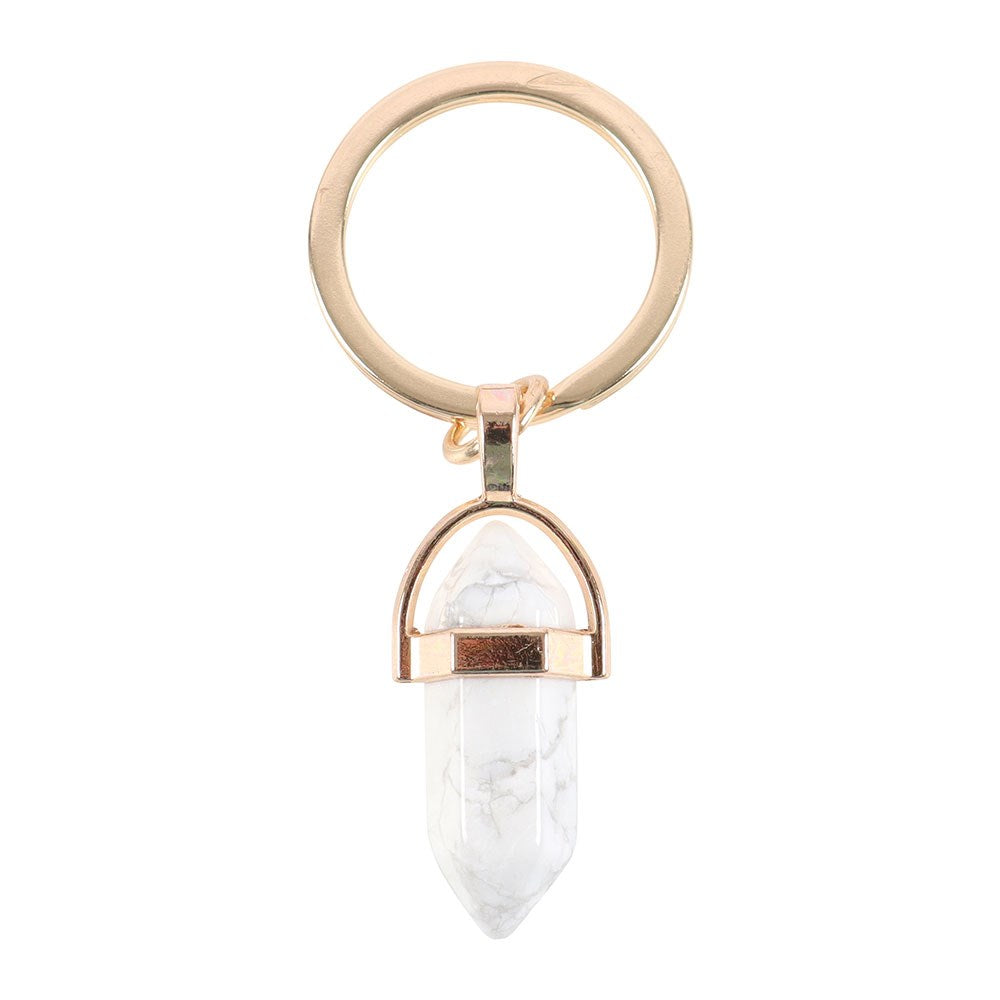 Howlite Keyring