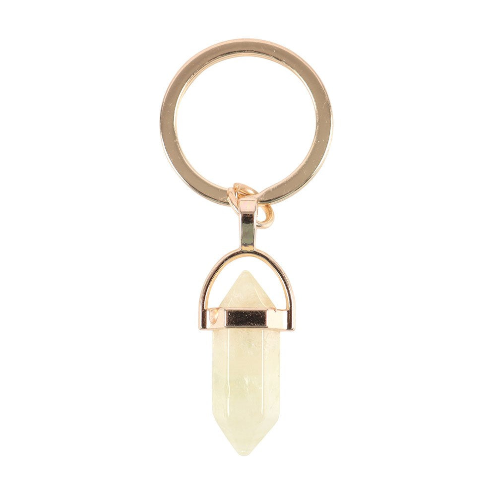 Lemon Quartz Keyring