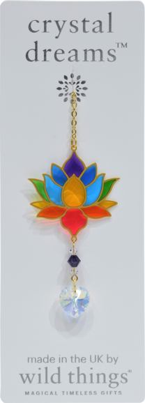 Lotus Rainbow Charm