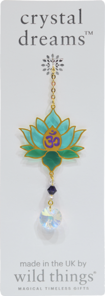 Lotus with Om Charm