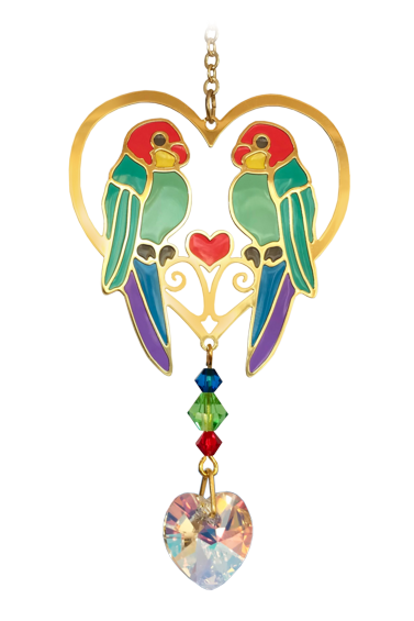 Lovebirds Tropical Charm