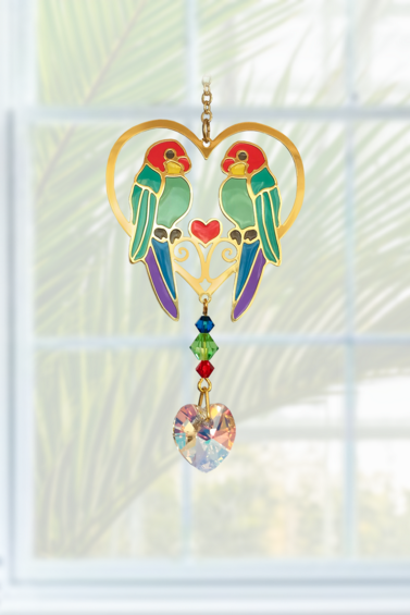 Lovebirds Tropical Charm