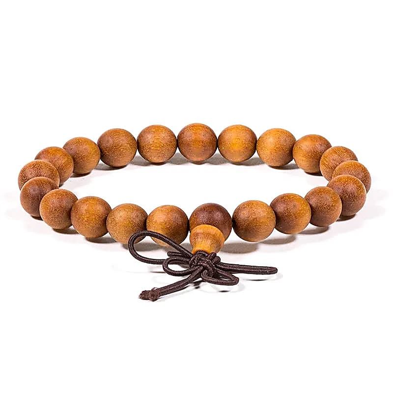 Mala Bead Bracelet (Rosewood)