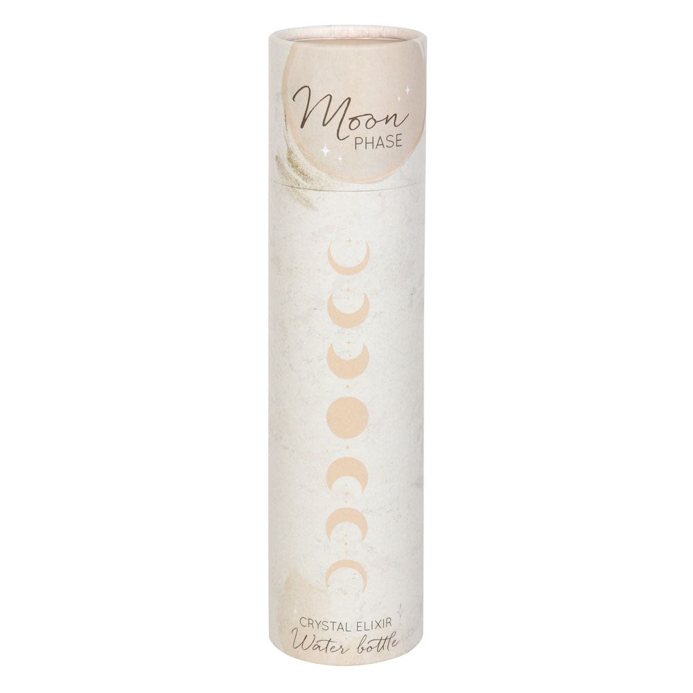 Moon Phase Quartz Glass Bottle