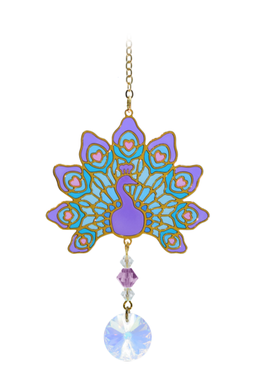 Peacock Purple Charm