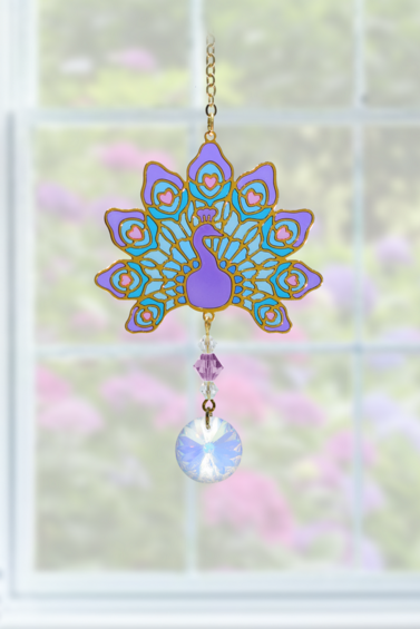 Peacock Purple Charm