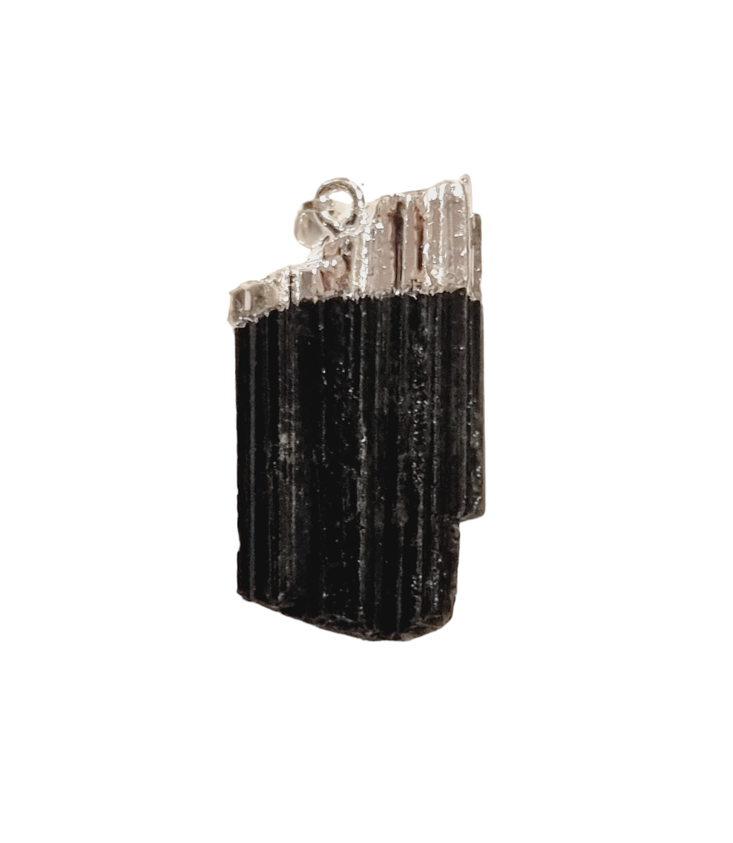 Black Tourmaline Pendant (Raw)