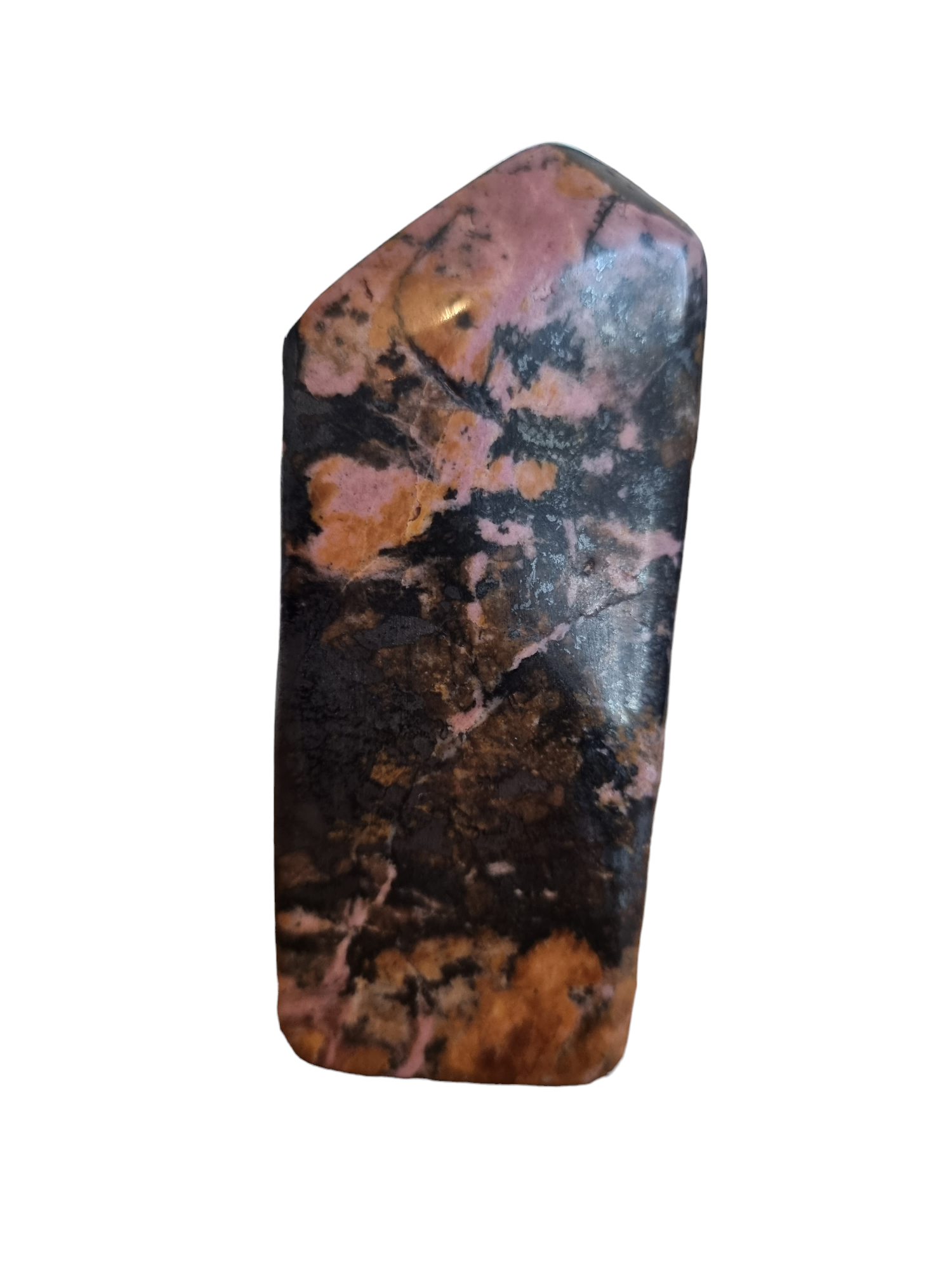 Rhodonite Freeform Tower