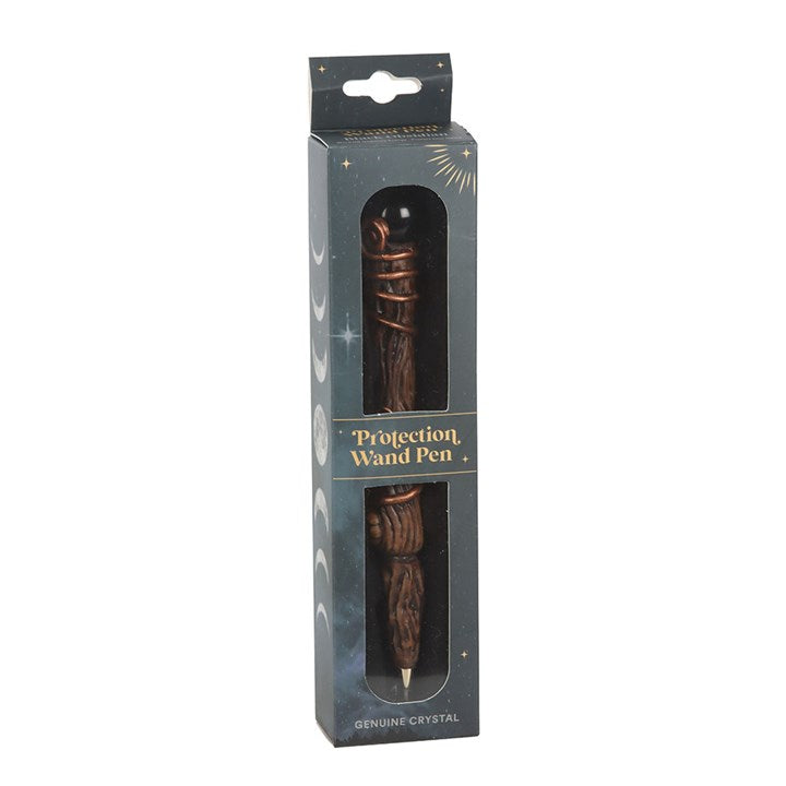 Protection Obsidian Crystal Pen
