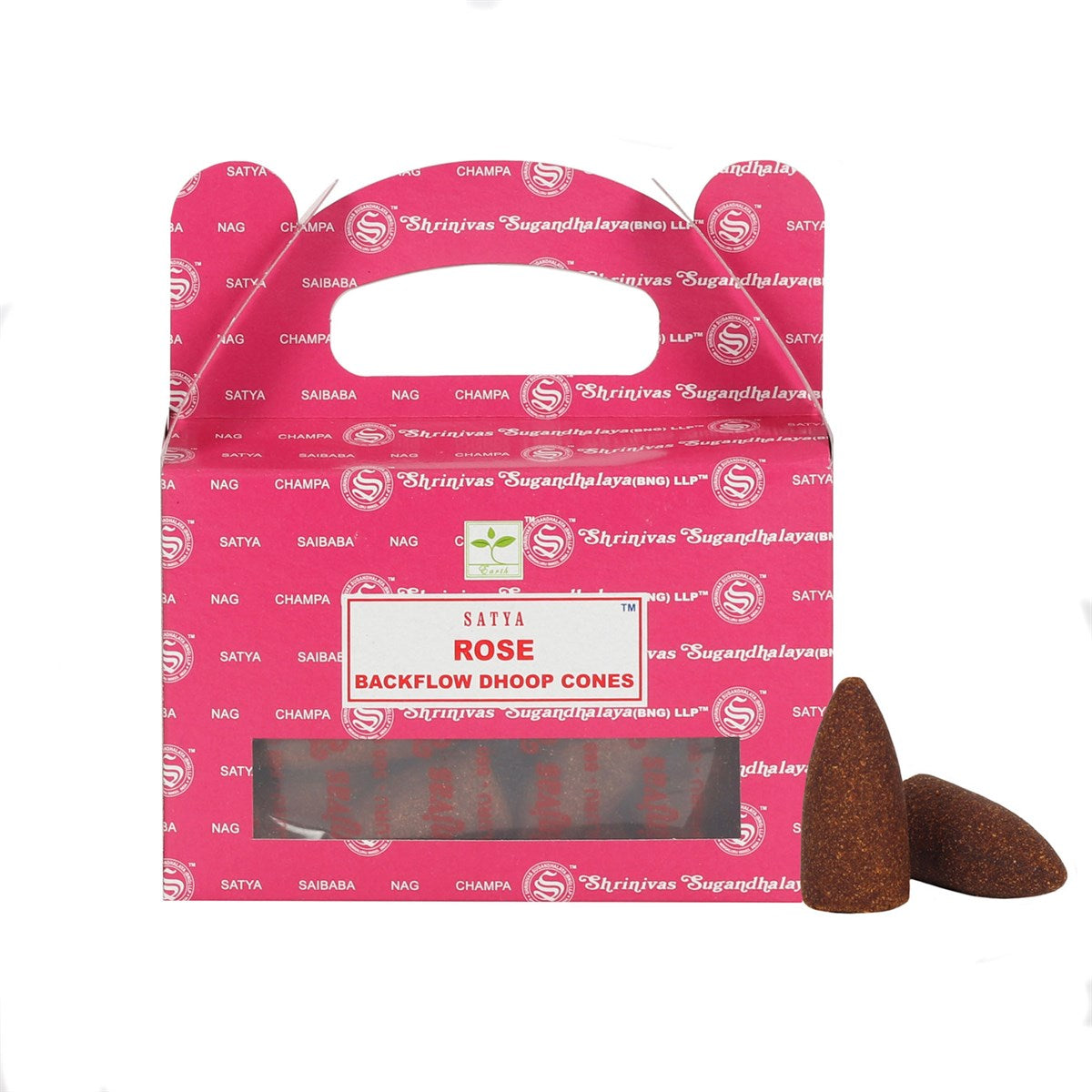 Rose Backflow Incense Cones