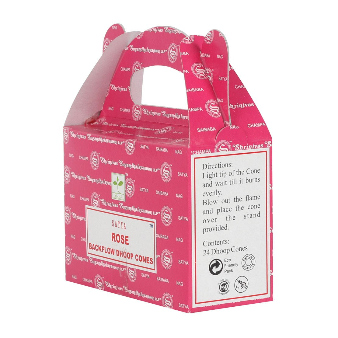 Rose Backflow Incense Cones