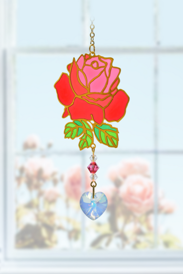 Rose - Deep Rose Charm