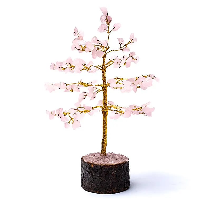 Rose Quartz Crystal Tree (18cm)