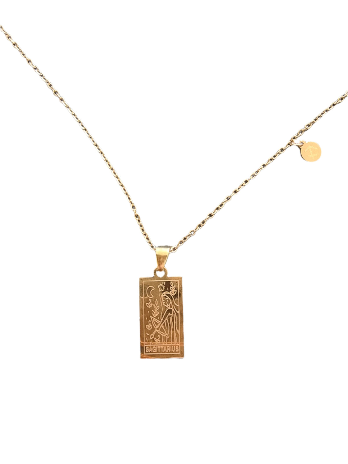 Gold Stainless Steal Zodiac Necklaces