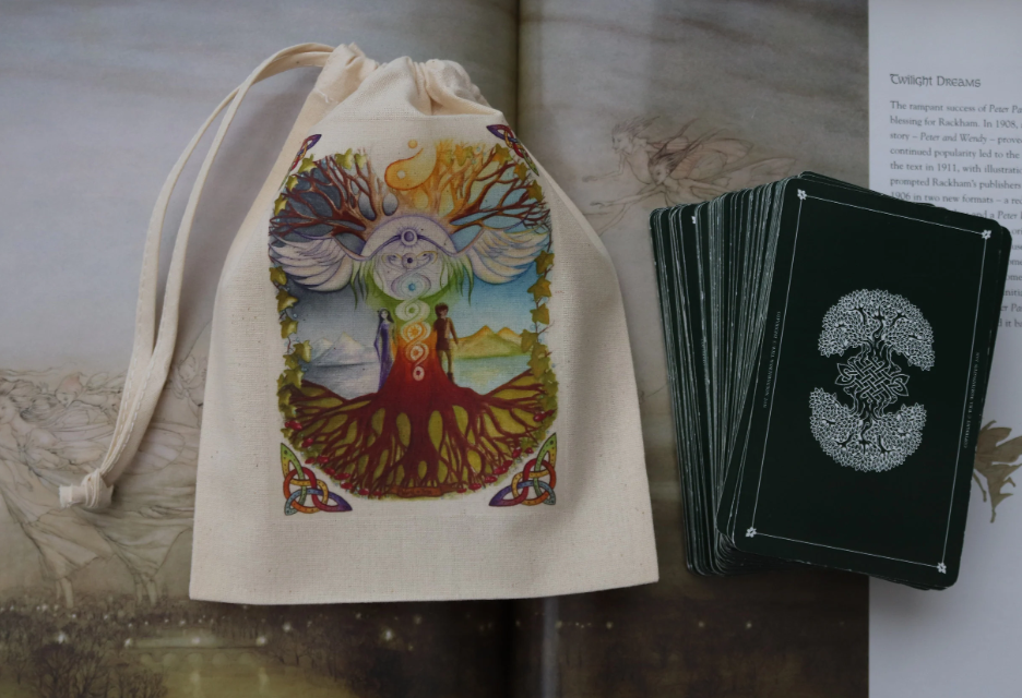 World Tree Tarot Bag or Crystal Pouch