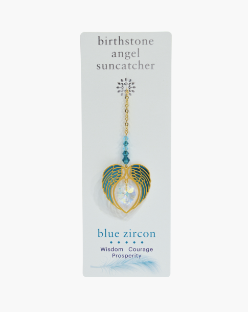 Blue Zircon Charm