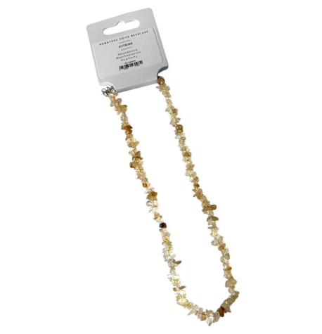 Citrine Chip Necklace
