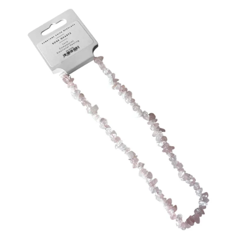 Rose Quartz Chip Necklace