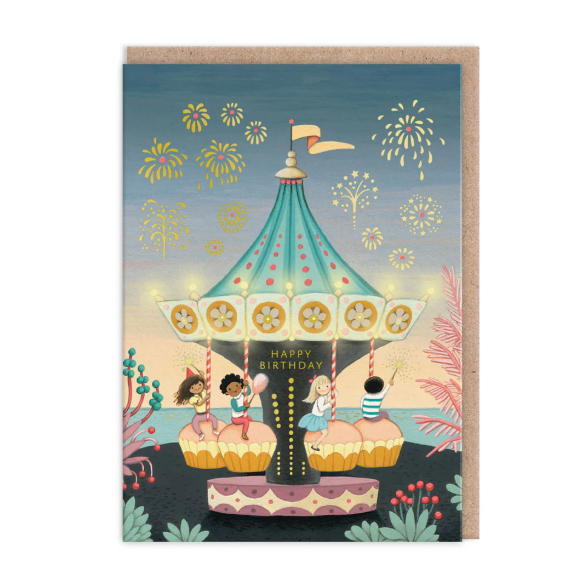 Carousel Greeting Card