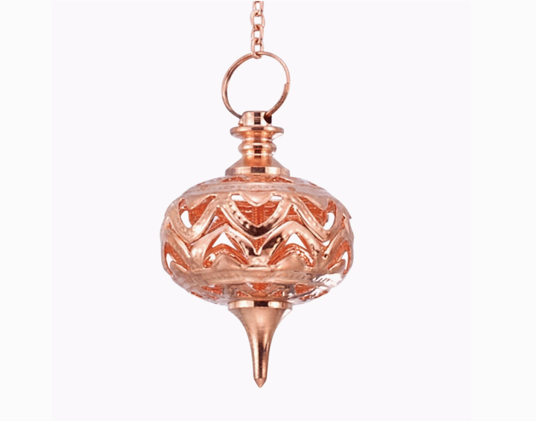 Copper Filigree Pendulum