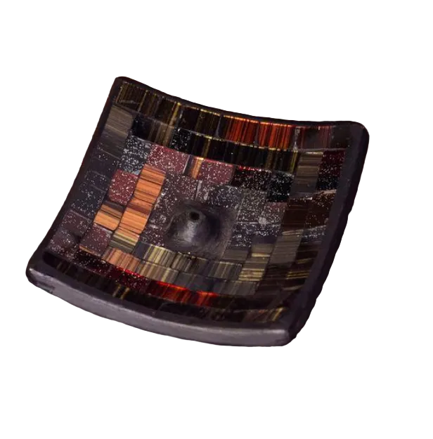 Mosaic Incense Holder (Square)