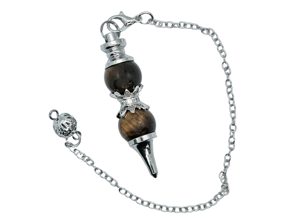 Tigers Eye Dorje Pendulum