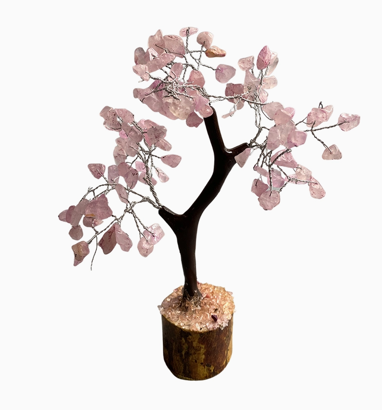 Rose Quartz Crystal Tree (25cm)