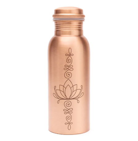 Copper Lotus Bottle (500ml)