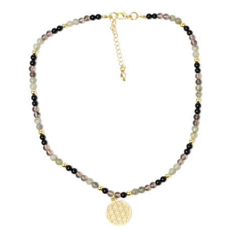 Crystal Flower of Life Necklace
