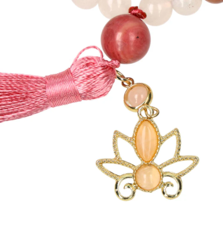 Mala Lotus Crystal (108 Beads)