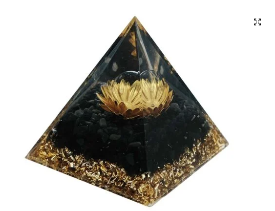 Tourmaline Lotus Orgonite